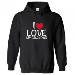 I Love My Grandad Unisex Classic Kids and Adults Pullover Hoodie						 									 									